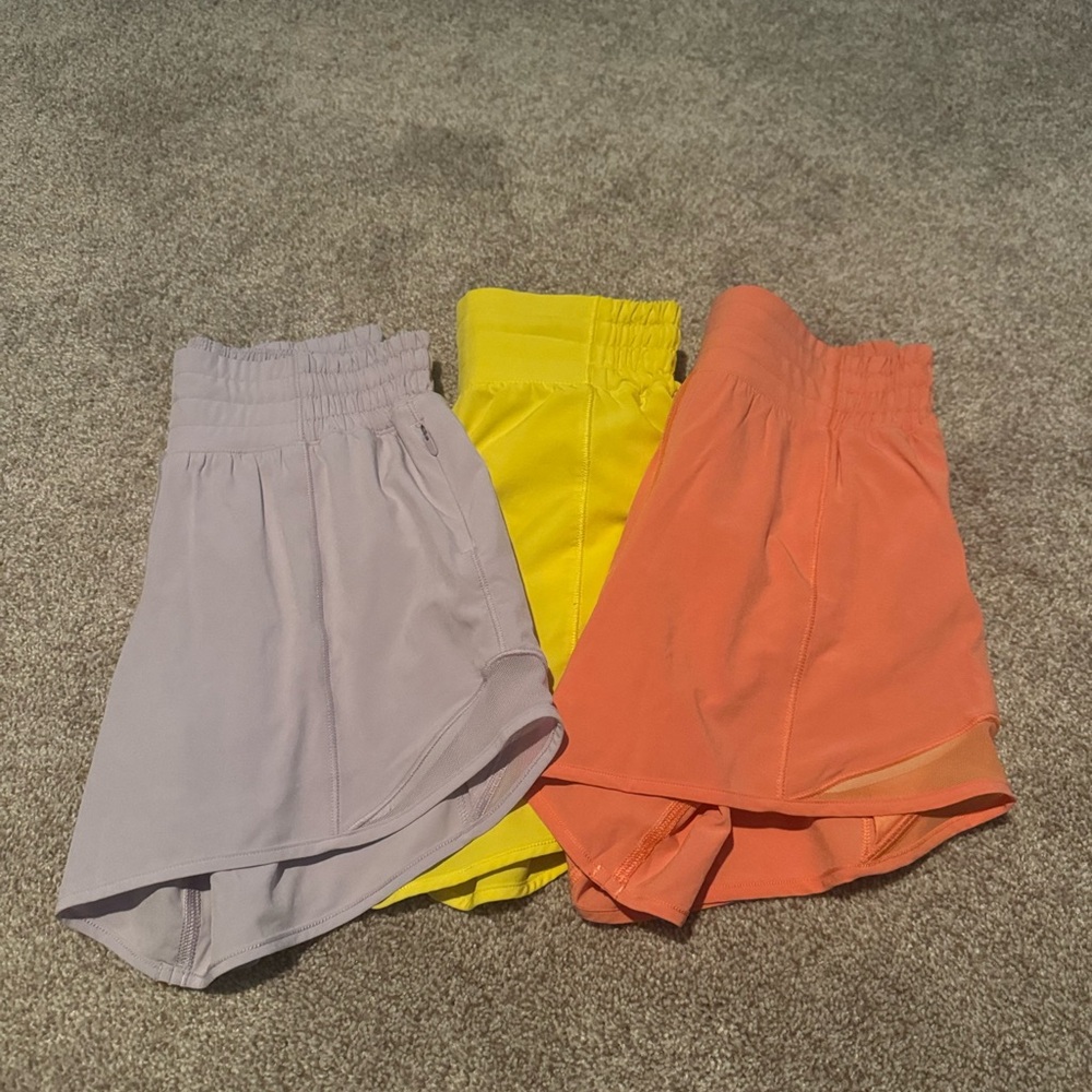 Lululemon hotty hot shorts. Size 0. 4inch length